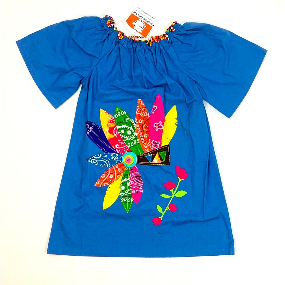 Girls Size 6 The Freckled Chicken Boutique Dress New With Tags